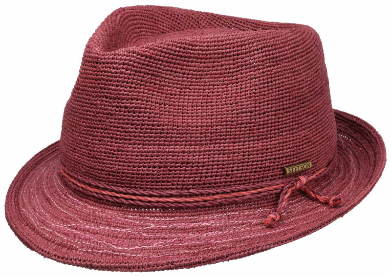 Damen Trilby Crochet Strohhut Stetson