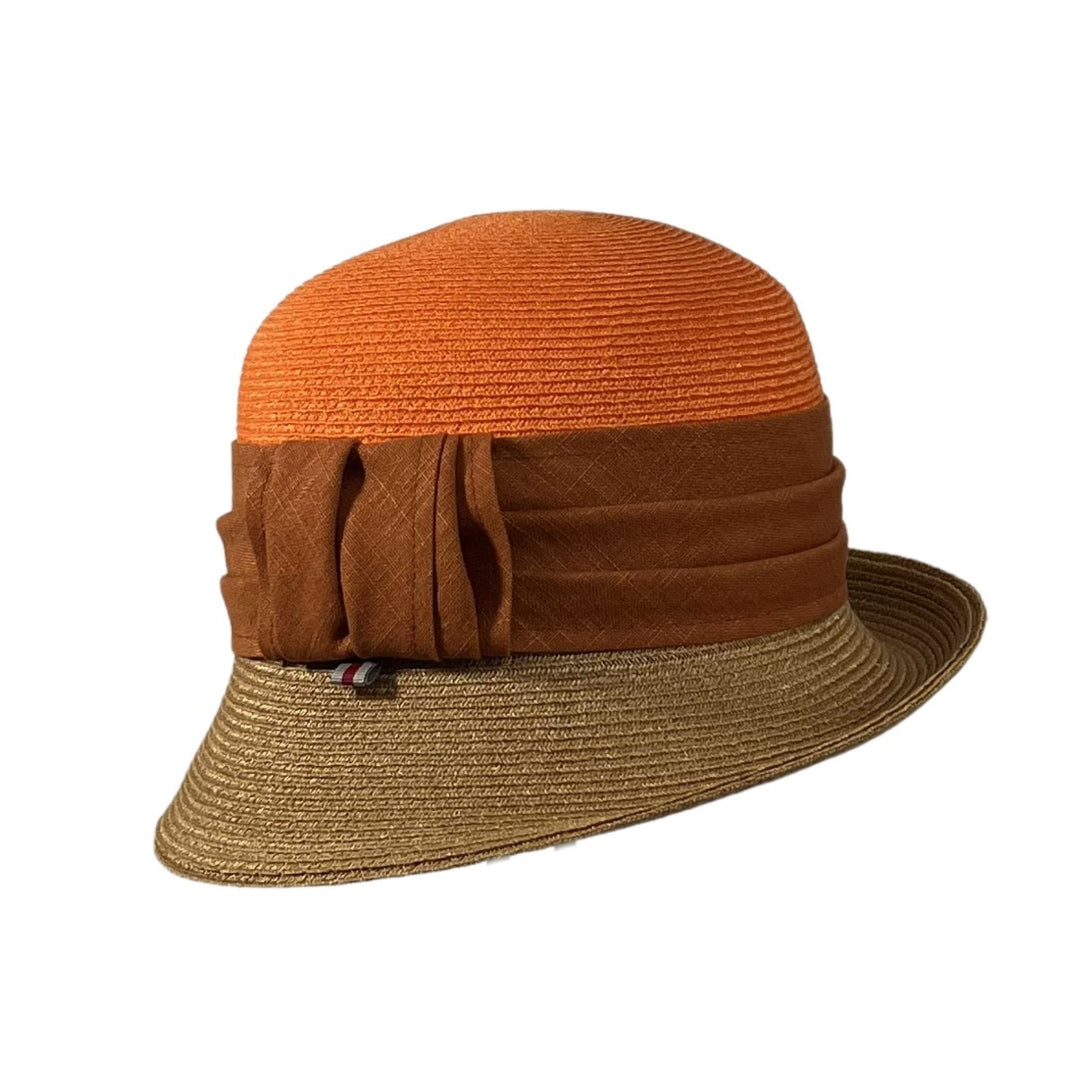 Cloche Strohhut Elton Bedacht