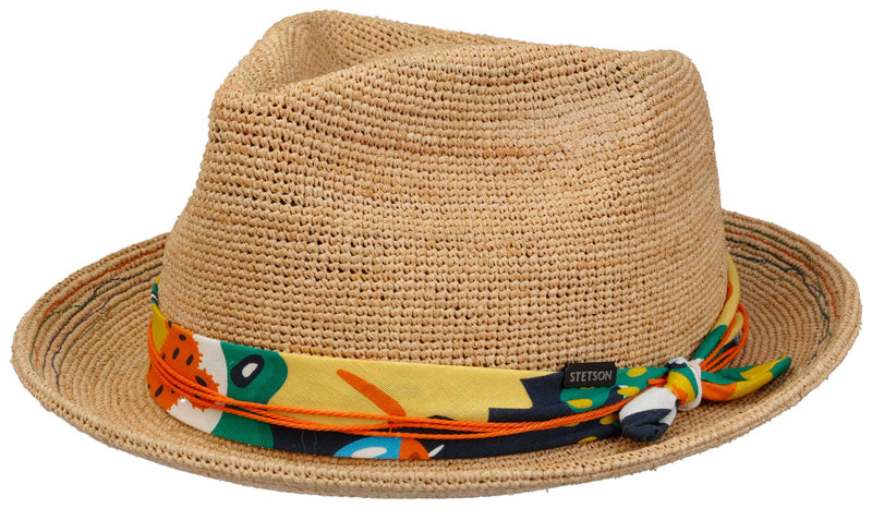 Player Raffia Crochet Strohhut Festival Stetson