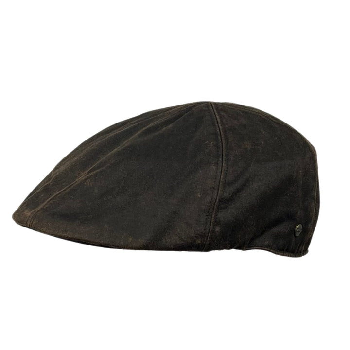Duck Cap Used Leder Look Balke