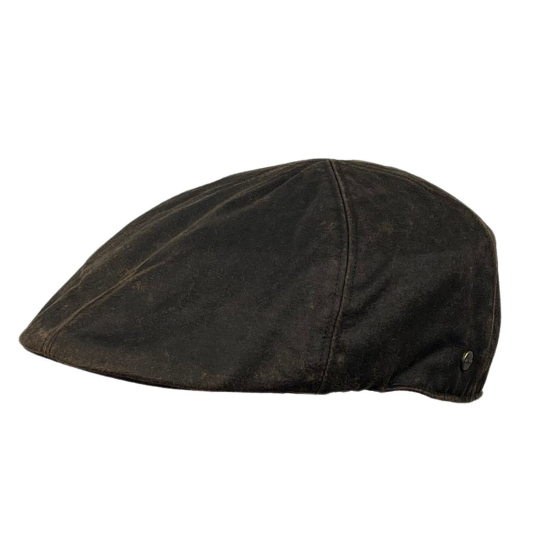 Duck Cap Used Leder Look Balke