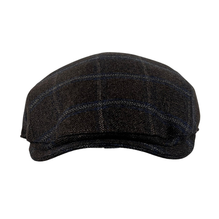 Flatcap Urban Wool Check Mauerer Braun