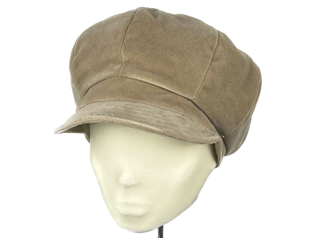 Retro Bonny Samt Mauerer Camel