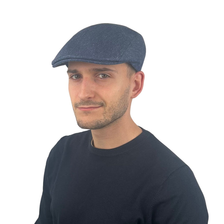 Stripe Seide Flatcap Balke