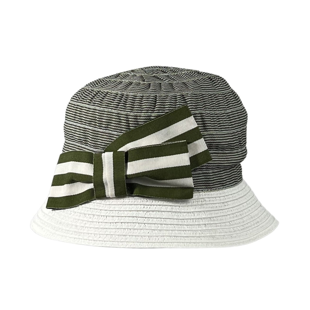Cloche Strohhut Kurkuma Bedacht