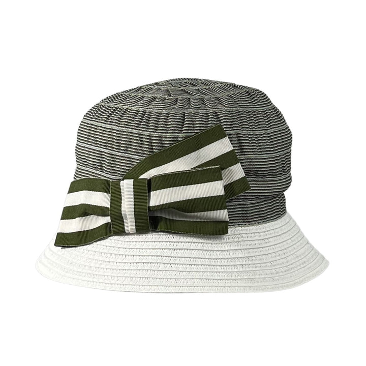 Cloche Strohhut Kurkuma Bedacht