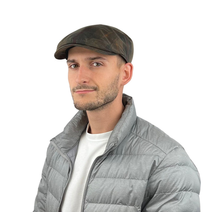 Flatcap Richmond Ohrenklappen Waxed Göttmann