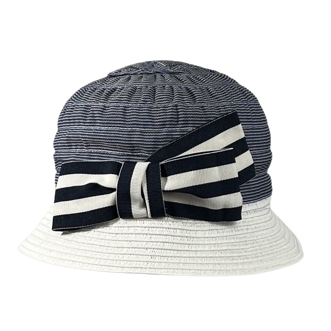 Cloche Strohhut Kurkuma Bedacht