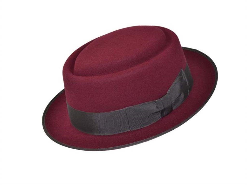 1.PORK PIE VON MAUERER BORDEAUX 54 - Hut - online.at