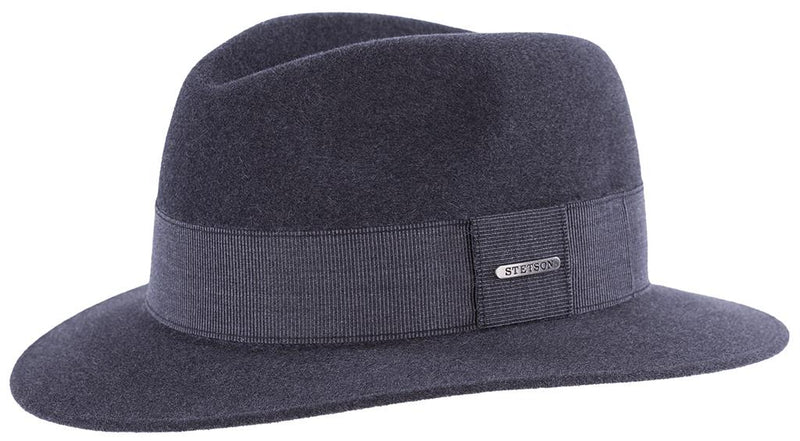 CROYDON FUR FELT MELANGE STETSON ANTHRA