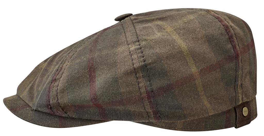 HATTERAS WAXED TARTAN STETSON OLIV