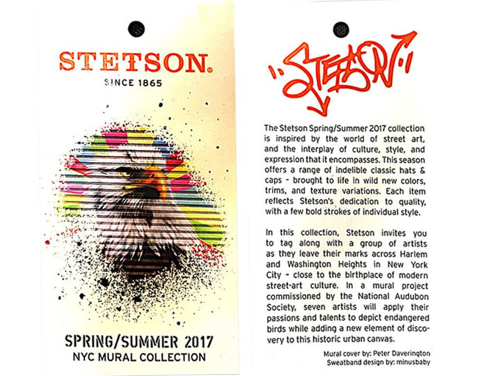 NYC MURAL PORK PIE TOYO STETSON BLAU ArtNr 1618501