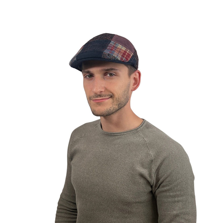 Flatcap Patchwork Alfonso Deste Blu
