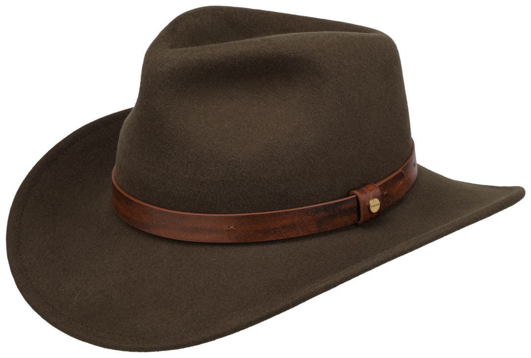 WESTERN WOOLFELT STETSON OLIV S