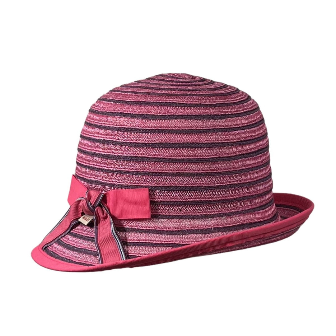Cloche Strohhut Amber Bedacht