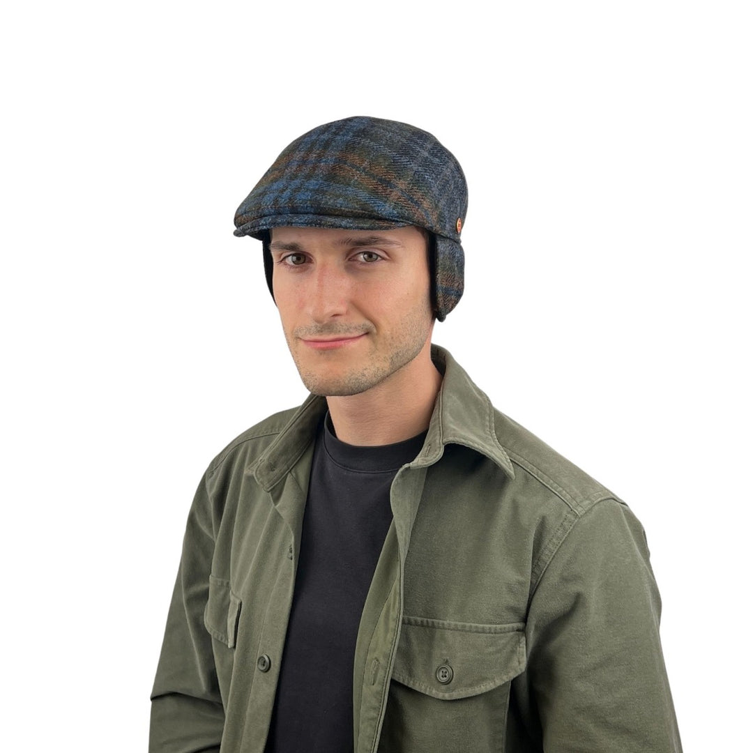 Flatcap mit Ohren Sidney Plus Shetland Mayser