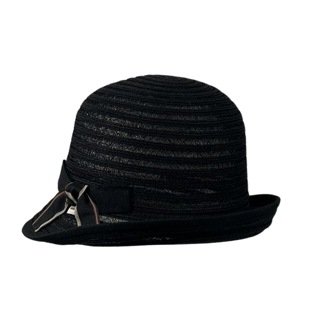 Cloche Strohhut Amber Bedacht