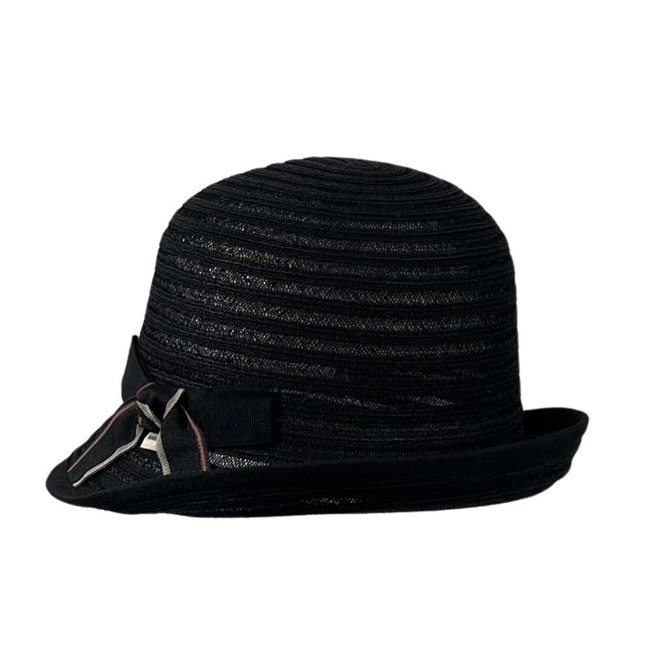 Cloche Strohhut Amber Bedacht