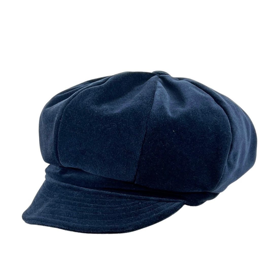 Retro Bonny Samt Mauerer Navy