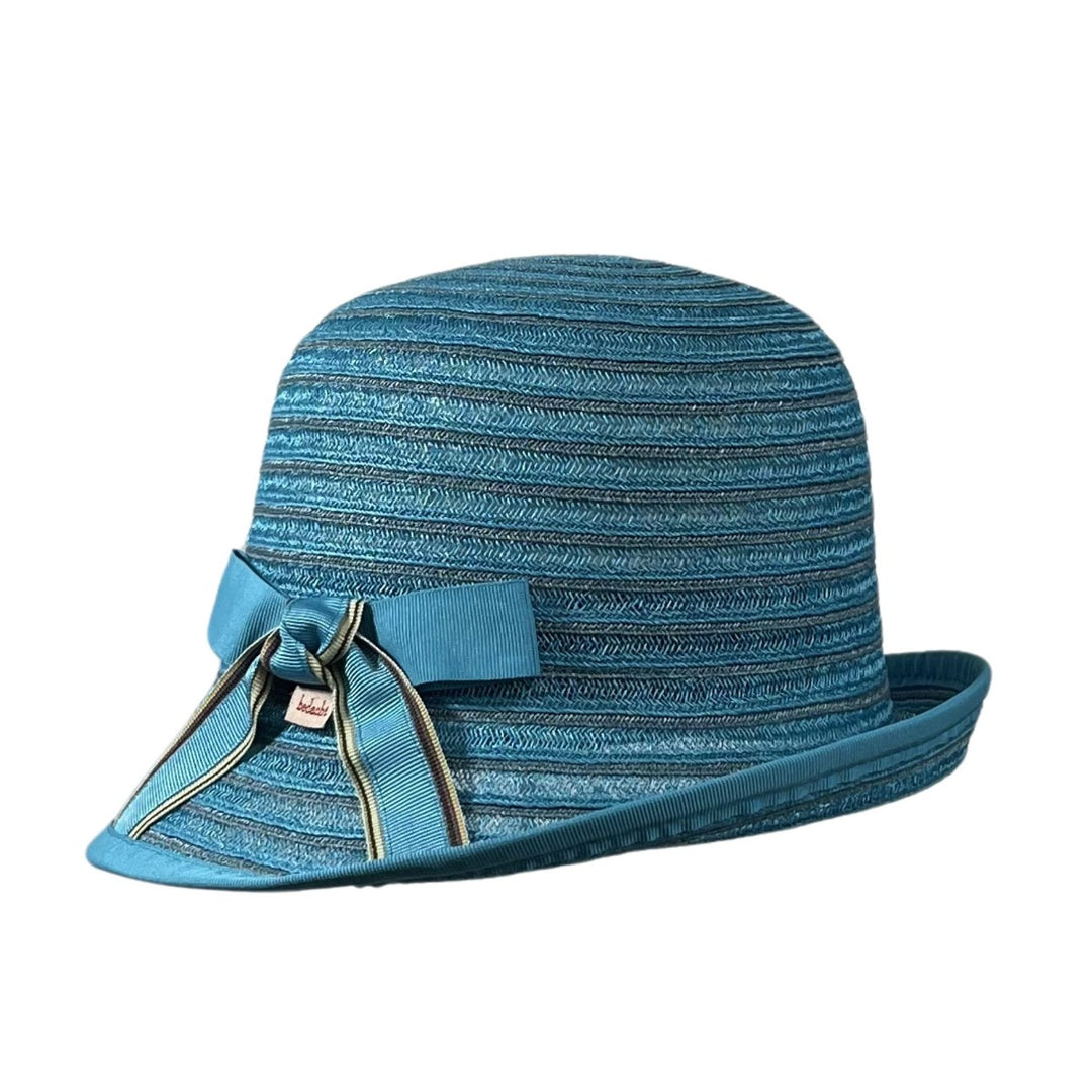 Cloche Strohhut Amber Bedacht