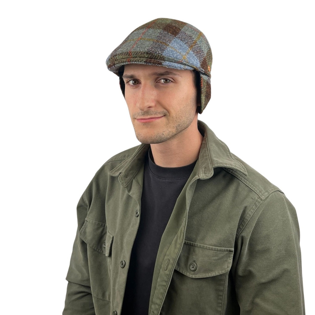 Flatcap mit Ohren Sidney Plus Harris Tweed Mayser