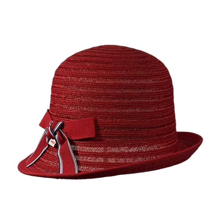 Cloche Strohhut Amber Bedacht