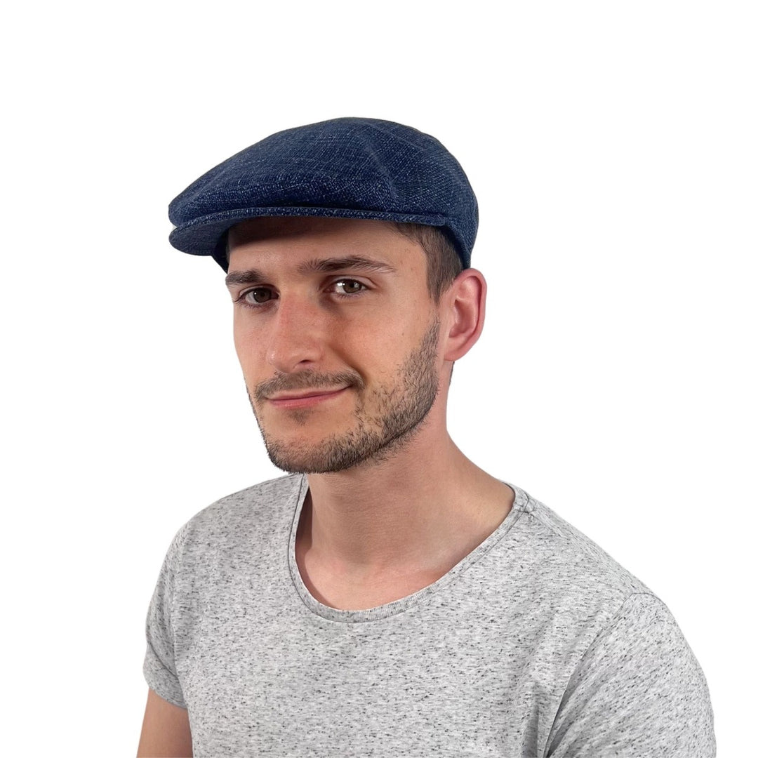 Flatcap Leinen Borsalino