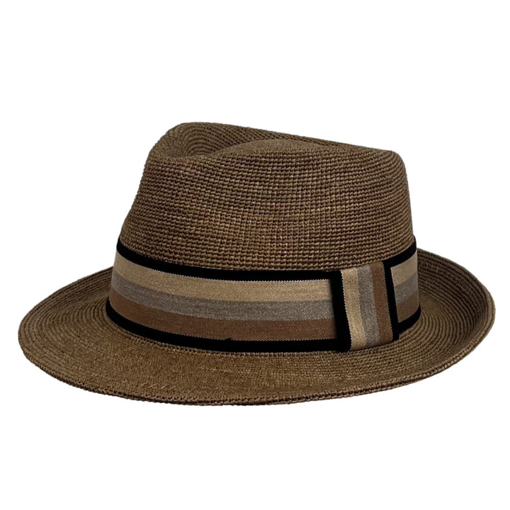 Trilby Hut aus Raffia Stroh