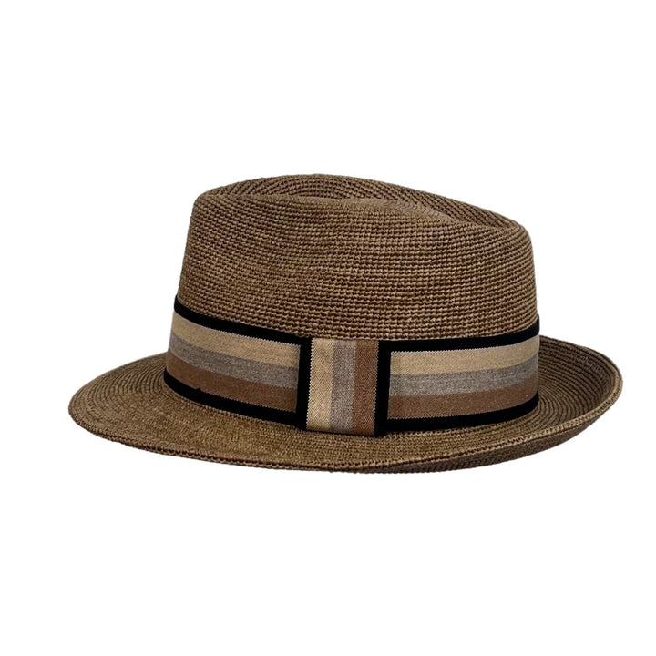 Trilby Hut aus Raffia Stroh