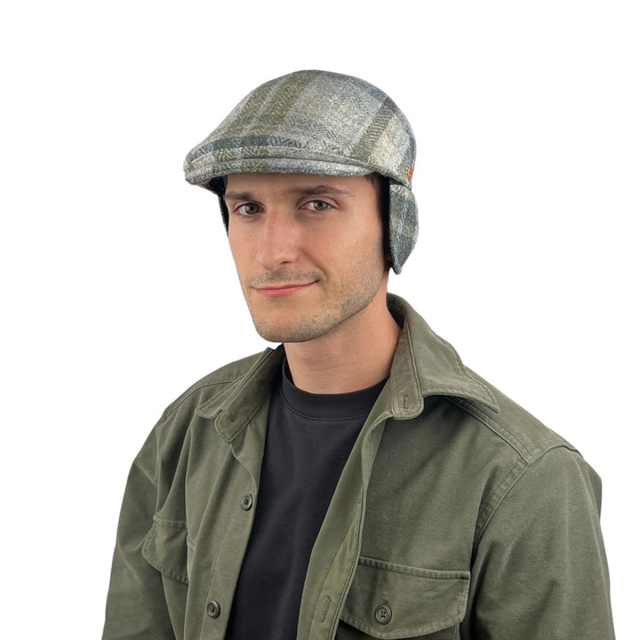 Flatcap mit Ohren Sidney Plus Harris Tweed Mayser