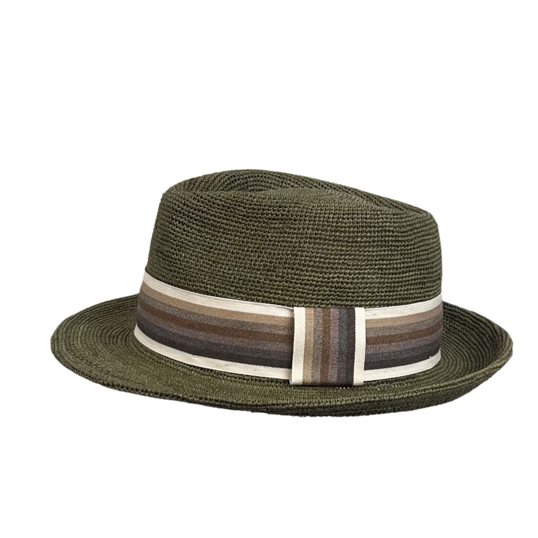 Trilby Hut aus Raffia Stroh