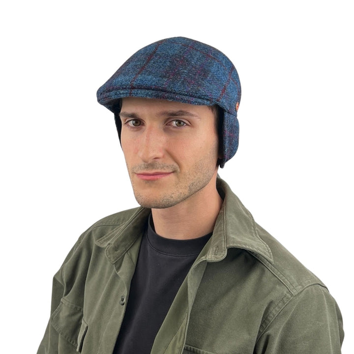 Flatcap mit Ohren Sidney Plus Harris Tweed Mayser
