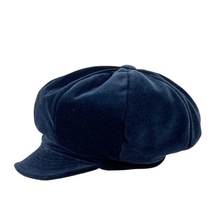 Retro Bonny Samt Mauerer Navy