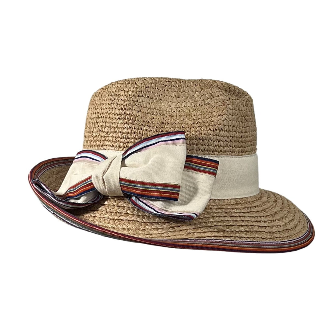 Damen Fedora Tabak Bedacht