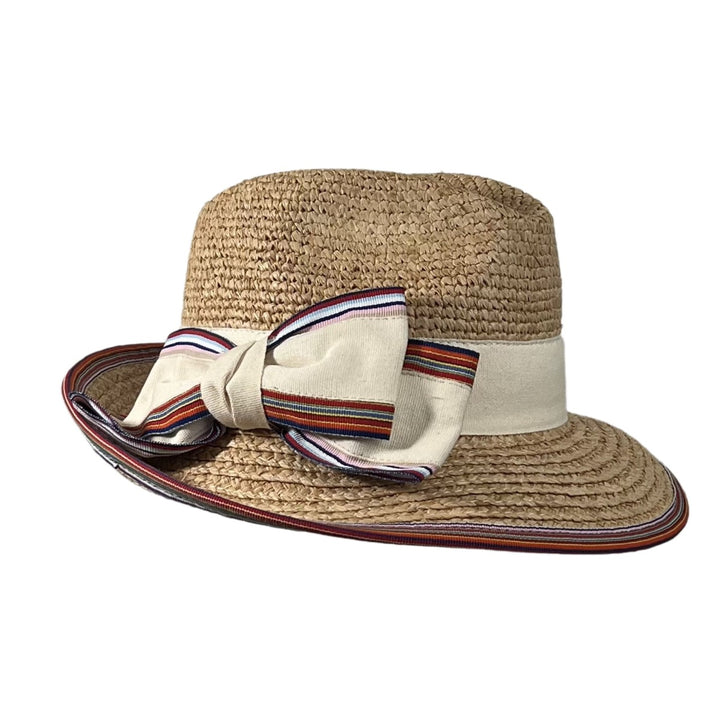 Damen Fedora Tabak Bedacht
