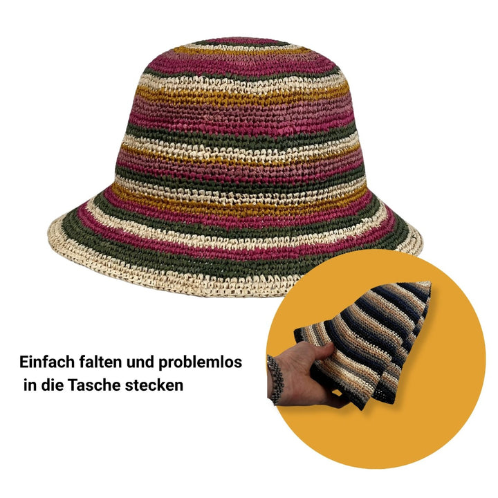 Rollglocke Raffia Multistripe