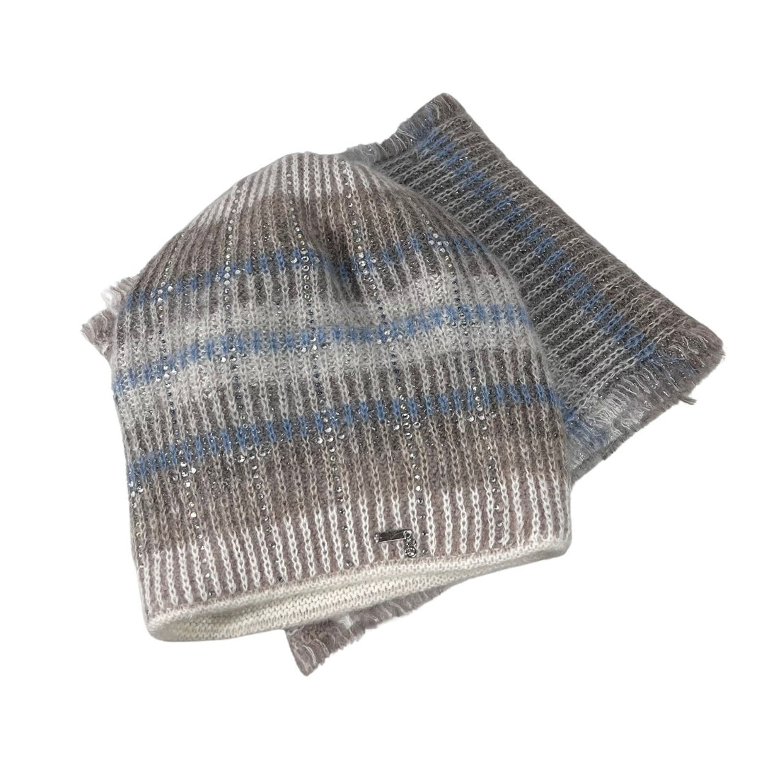 Quebi Avan Riga Strickmütze mit Schal Set