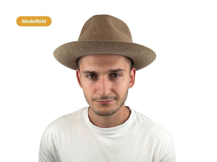 FEDORA FURFELT VELOUR STETSON ANTHRA