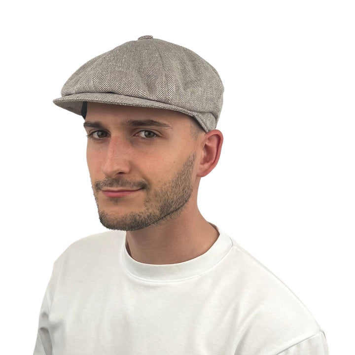 Newsboy Cap Schiebermütze Leinen UV40+ Mauerer