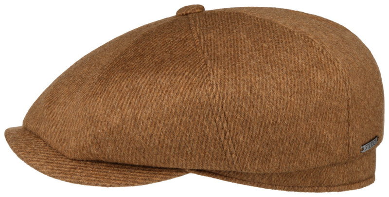 Flatcap Hatteras Cashmere Stetson Cognac