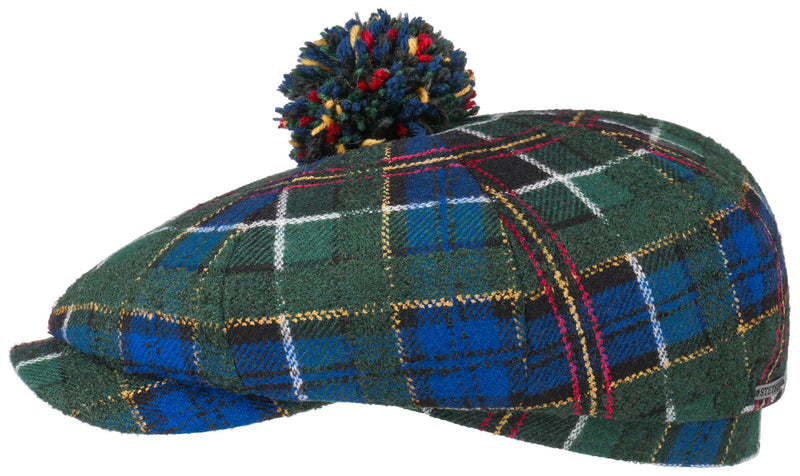 8-PANEL CAP POMPON STETSON GRÜN