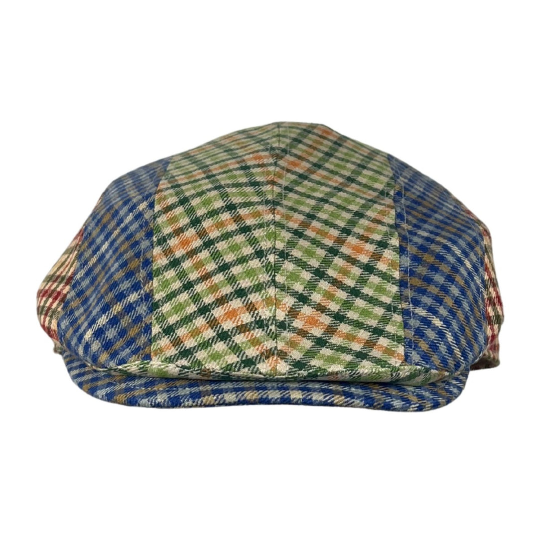 Flatcap John Stripe Multi Karo Alfonso Deste