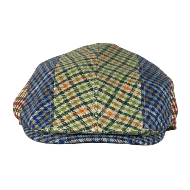 Flatcap John Stripe Multi Karo Alfonso Deste