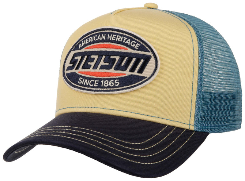 Trucker Cap High Speed Stetson Blau Gelb