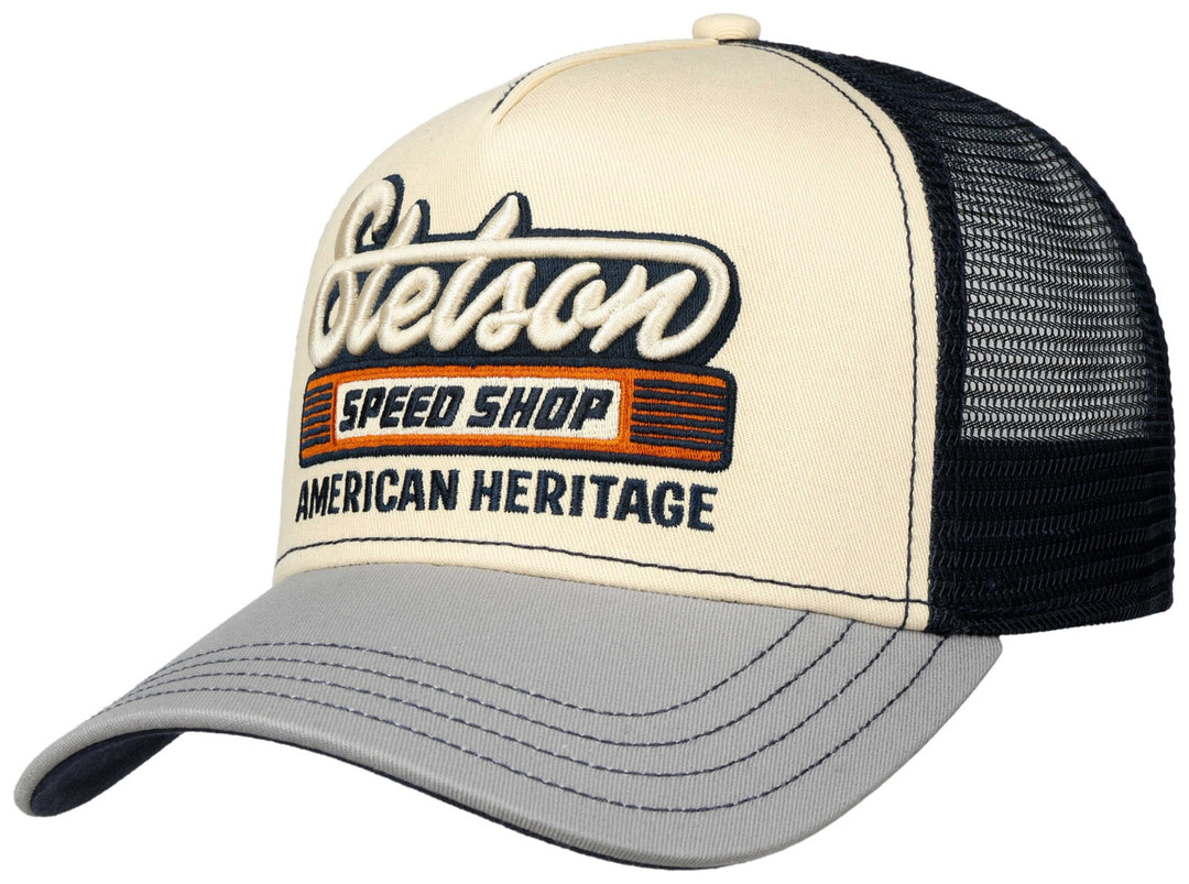 Trucker Cap Speed Shop Stetson Grau