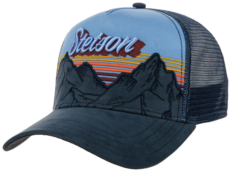 Trucker Cap Mountain Mist Stetson Blue Grey