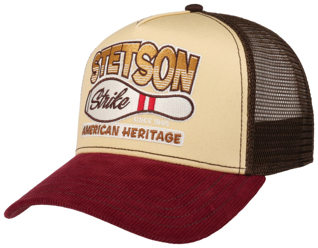 Trucker Cap Strike Stetson Rot Braun