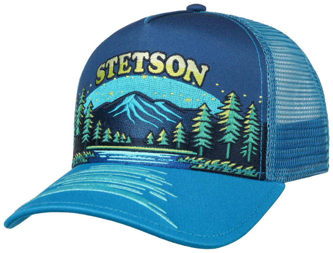 Trucker Cap Landscape Stetson Blau