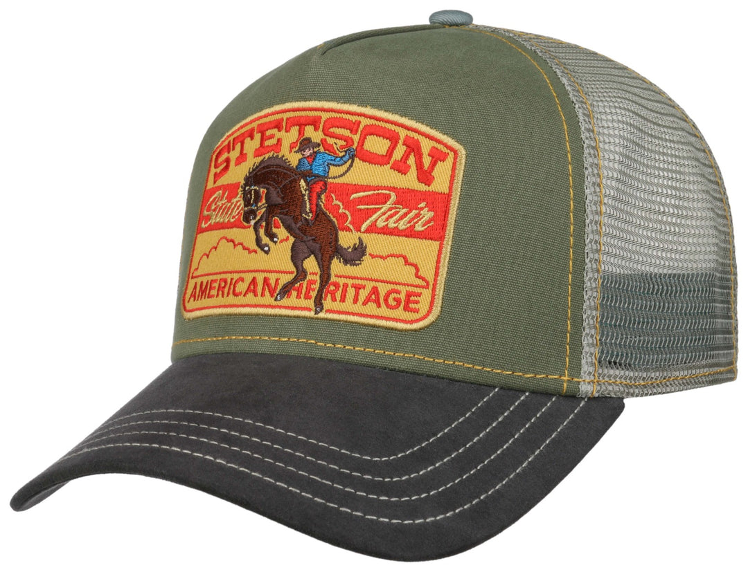 Trucker Cap State Fair Stetson Grau Grün
