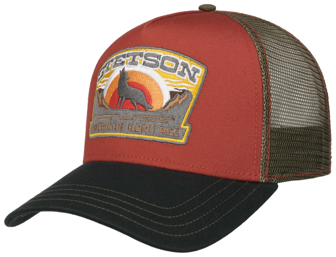 Trucker Cap Wolf Stetson Grün